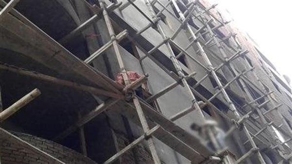 مصرع 3 عمال إثر سقوط سقالة من أعلى برج سكني في بني سويف