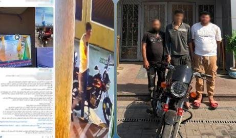 ضبط المتهمين بسرقة دراجة نارية حال توقفها أمام مستشفى بالقاهرة