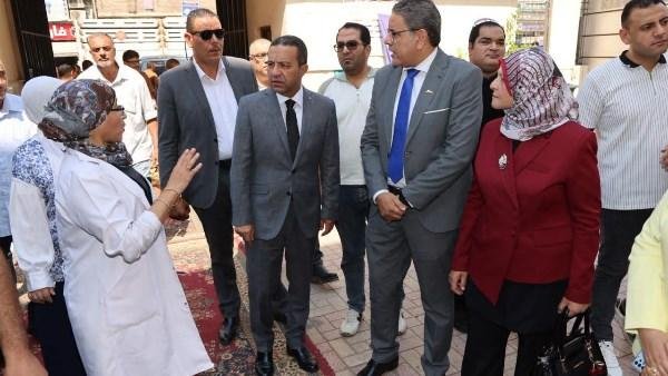 محافظ المنوفية يدشن فعاليات النسخة الرابعة من مباردة " 100 يوم صحة " بالمركز الصحي بحي غرب تحت شعار " عام صوت المريض ودعم المرضي"