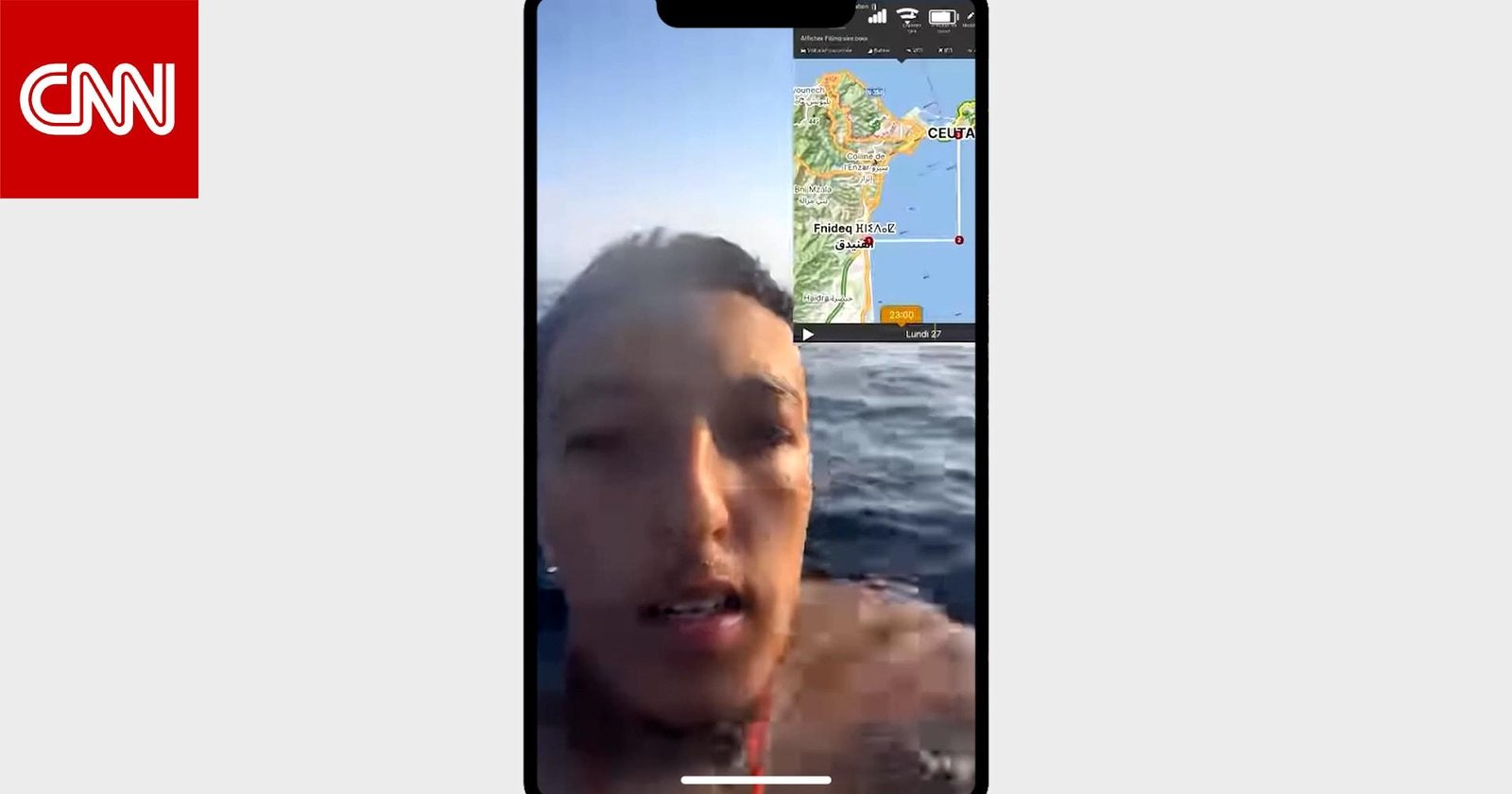 هذه المقاطع التي أشعلت فتيل عبور سبتة الجماعي بعد انتشارها بشكل واسع