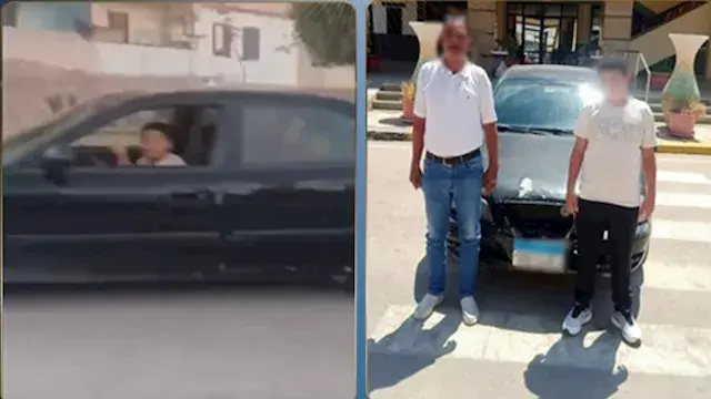 سرقها من وراء والده.. ضبط طفل قاد سيارة برعونة في شوارع الشرقية