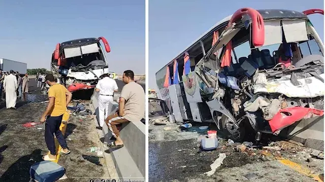 مصرع شخص وإصابة 13 في حادث أتوبيس بالشرقية.. والمحافظ يتفقد المصابين بمستشفى العاشر