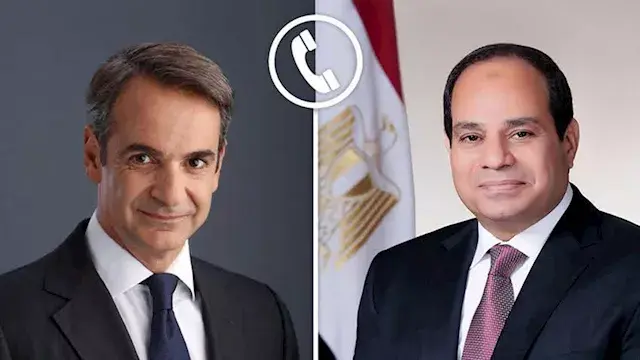 السيسى يعرب عن تضامن مصر الكامل مع اليونان في مواجهة تداعيات حرائق الغابات