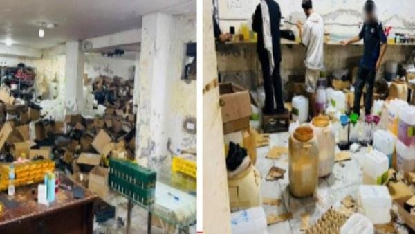 ضبط كمية كبيرة من العطور المغشوشة داخل مصنع بالقاهرة