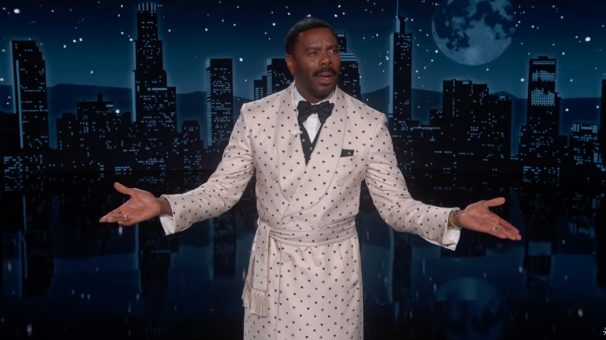 Kimmel guest host Colman Domingo reacts to Trump getting booed at World Cup