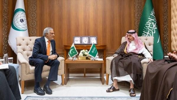وزيرا خارجية السعودية وباكستان يبحثان تطورات الأوضاع في المنطقة