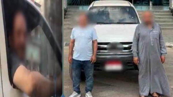 القبض على شخصين تعديا على قائد سيارة بالجيزة