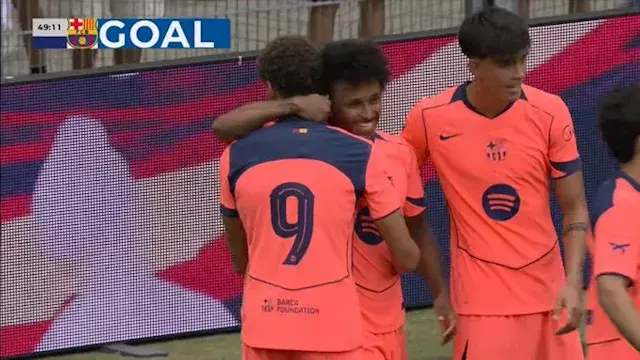 "بصمة عبد الكريم".. برشلونة يحقق الفوز بخماسية على بازل السويسري وديا