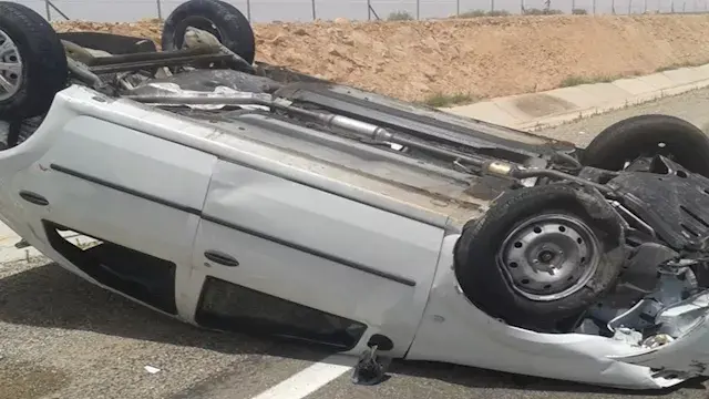 مصرع شخص وإصابة 5 آخرين في انقلاب سيارة ملاكي بطور سيناء