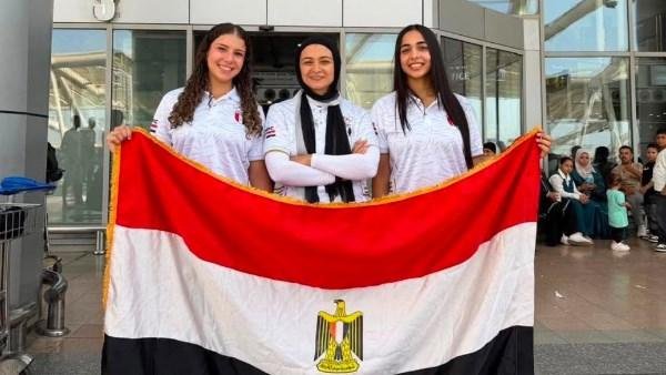 بعثة الانزلاق للهواة تغادر إلى إيطاليا للمشاركة في دورة ألعاب البحر المتوسط