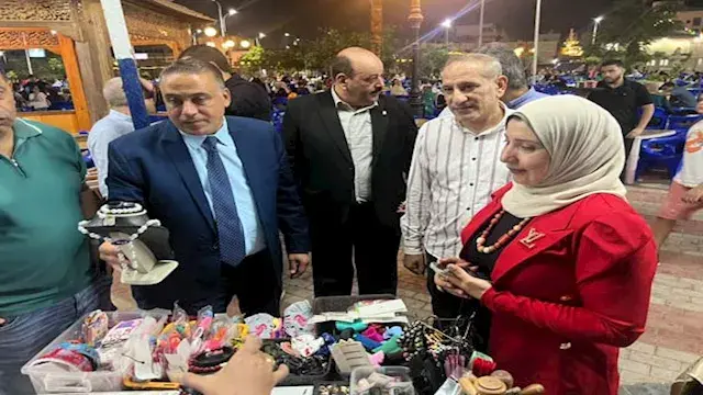 افتتاح معرض المنتجات الحرفية والتراثية بنادي الألعاب الرياضية بدمنهور -صور