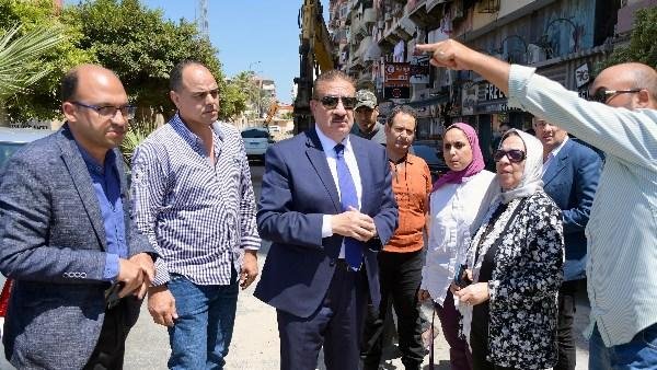 محافظ بورسعيد يتابع الموقف التنفيذي لتوصيل المرافق باستاد النادي المصري