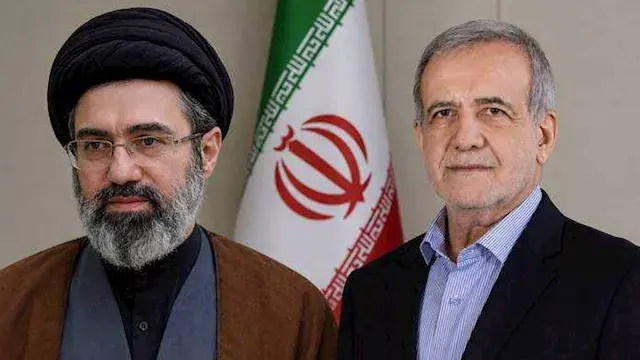مجتبى خامنئي يستقبل مسعود بزشكيان.. إعلام إيراني يكشف تفاصيل اللقاء