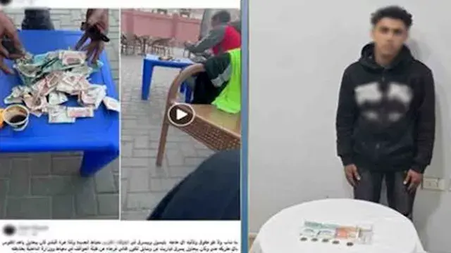 القبض على بطل فيديو متسول موقف دمياط لاتهامه بسرقة المواطنين