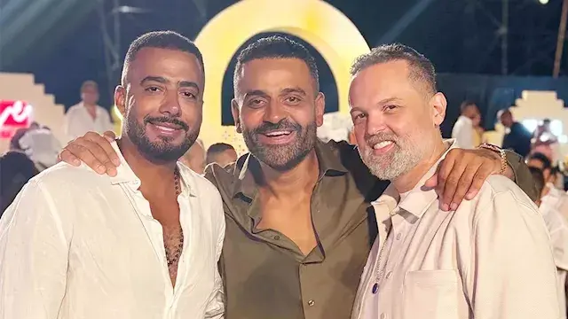 بالصور| عصام السقا ومي عز الدين وماجد المصري بحفل MBC شاهد في الساحل الشمالي